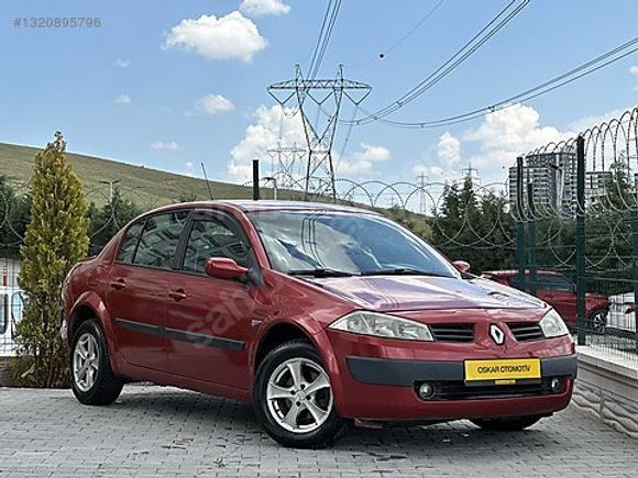 OSKAR OTOMOTİVDEN 2006 MODEL DEĞİŞENSİZ SATILIK KIRMIZI MEGANE 2