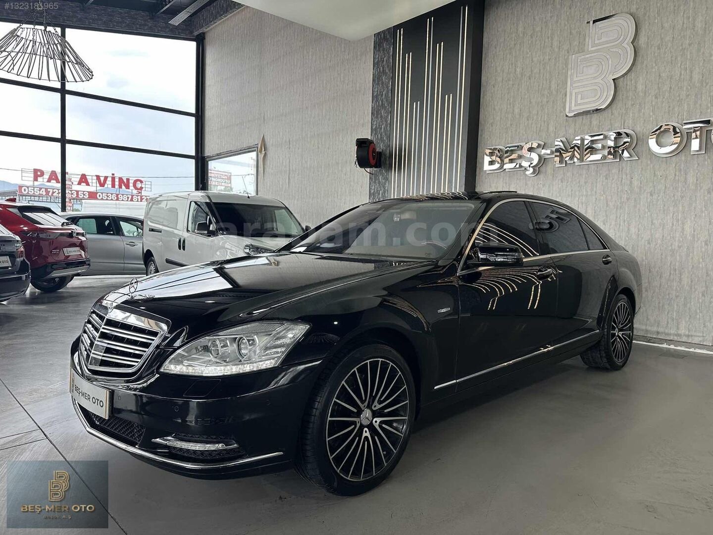Galeriden Mercedes - Benz S 500 L 2008 Model İzmir 315.000 km Siyah 3