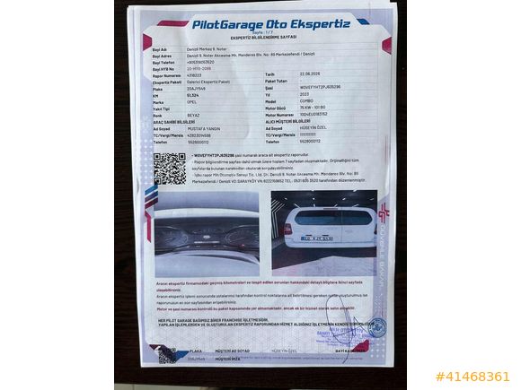 ÖZEL OTOMOTİV'DEN EMSALSİZ 2023 OPEL COMBO ELEGANGE XL