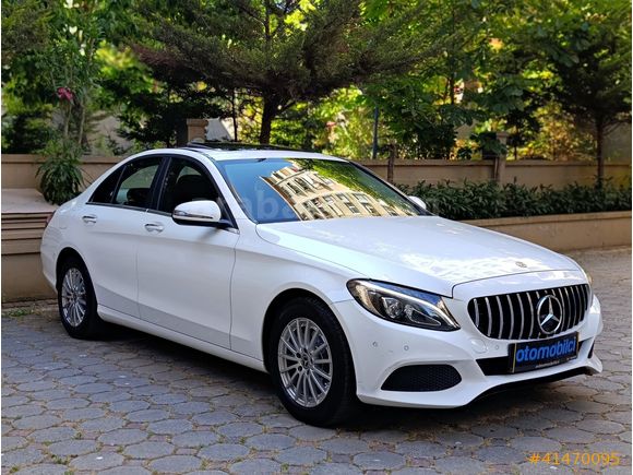 OTOMOBİLCİ 2018 MERCEDES C200d HATASIZ BOYASIZ TRAMERSİZ SUNROOF