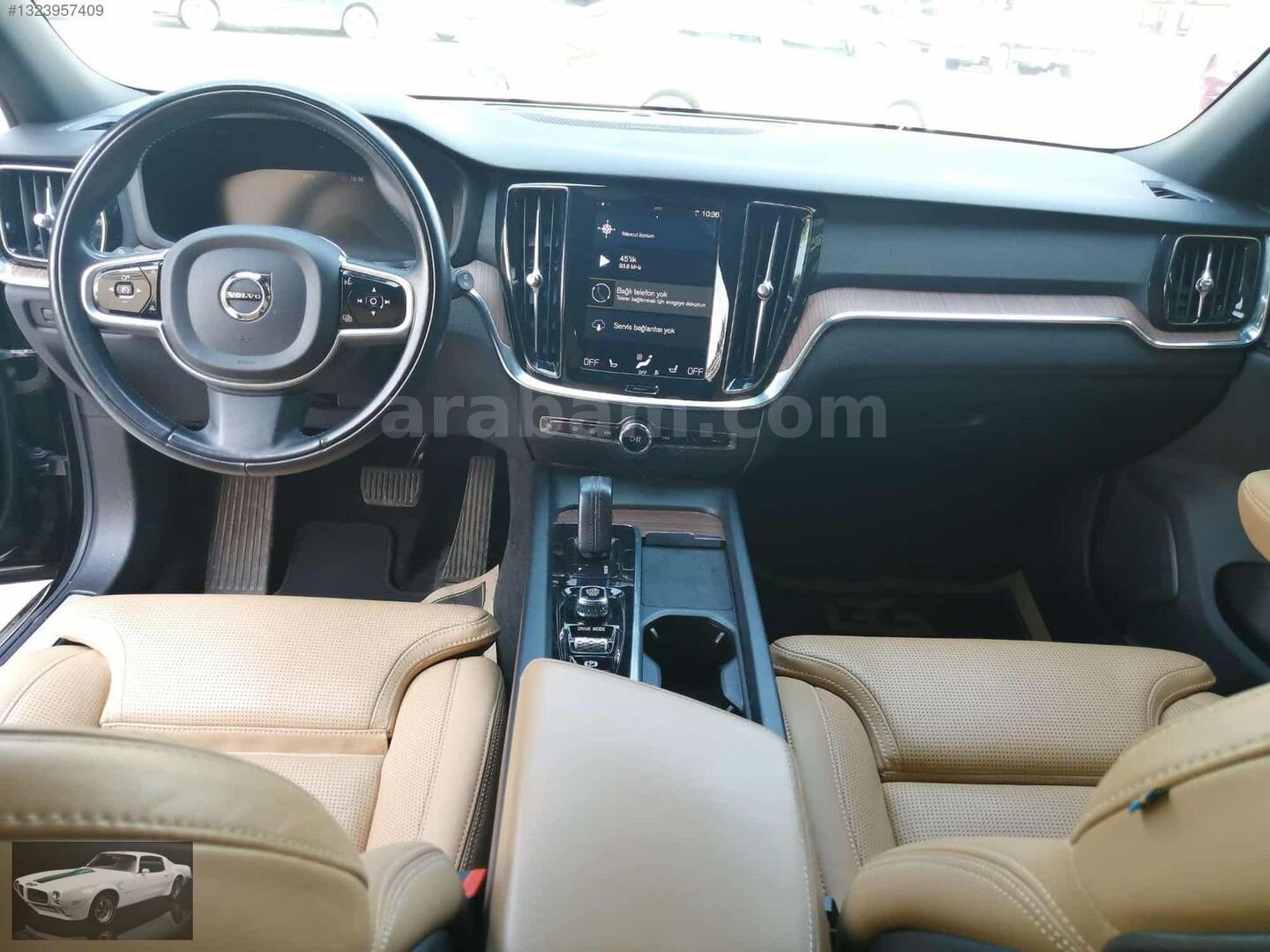 Galeriden Volvo V60 Cross Country 2.0 2020 Model Ankara 60.000 km Siyah 6