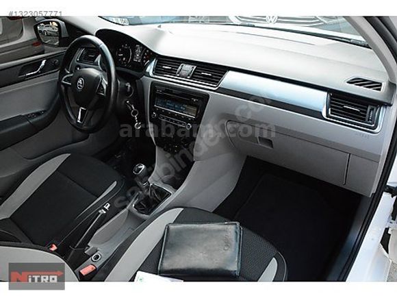 NİTRO MOTORS-109.000KM SKODA RAPİD 1.2 SPACEBACK AMBİTİON 2015