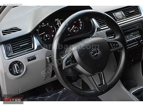 NİTRO MOTORS-109.000KM SKODA RAPİD 1.2 SPACEBACK AMBİTİON 2015