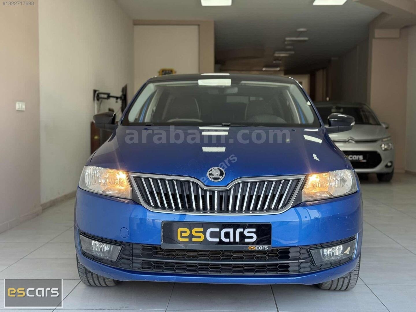 Galeriden Skoda Rapid 1.4 TDI GreenTec Spaceback Style 2017 Model Bursa 135.000 km Mavi 1