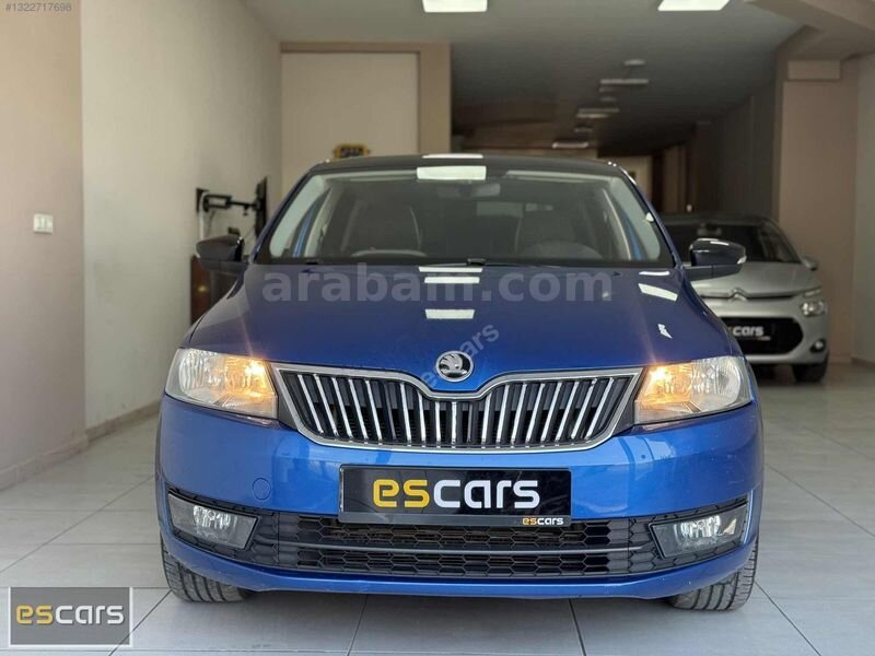 Galeriden Skoda Rapid 1.4 TDI GreenTec Spaceback Style 2017 Model Bursa 135.000 km Mavi