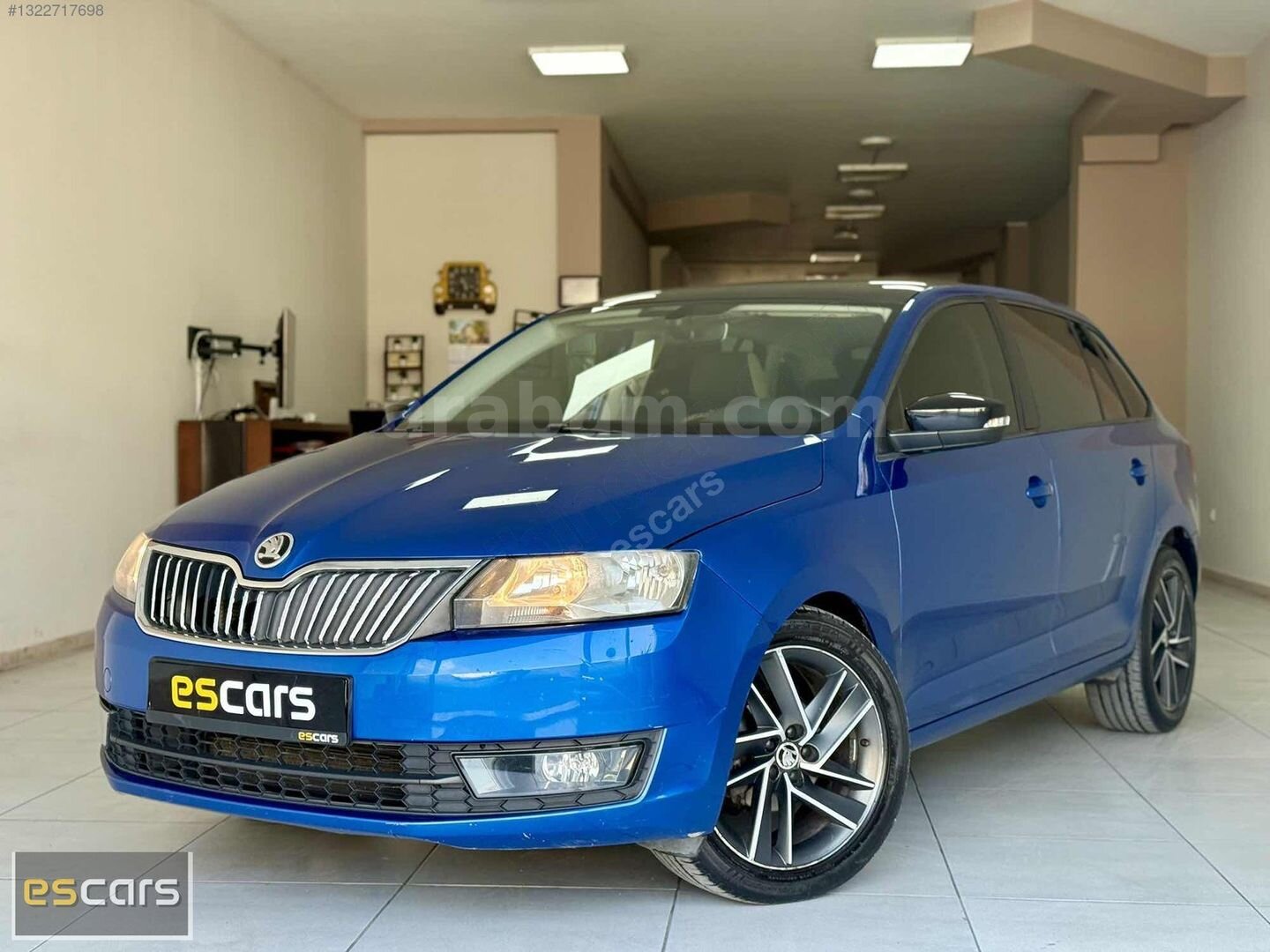 Galeriden Skoda Rapid 1.4 TDI GreenTec Spaceback Style 2017 Model Bursa 135.000 km Mavi 5