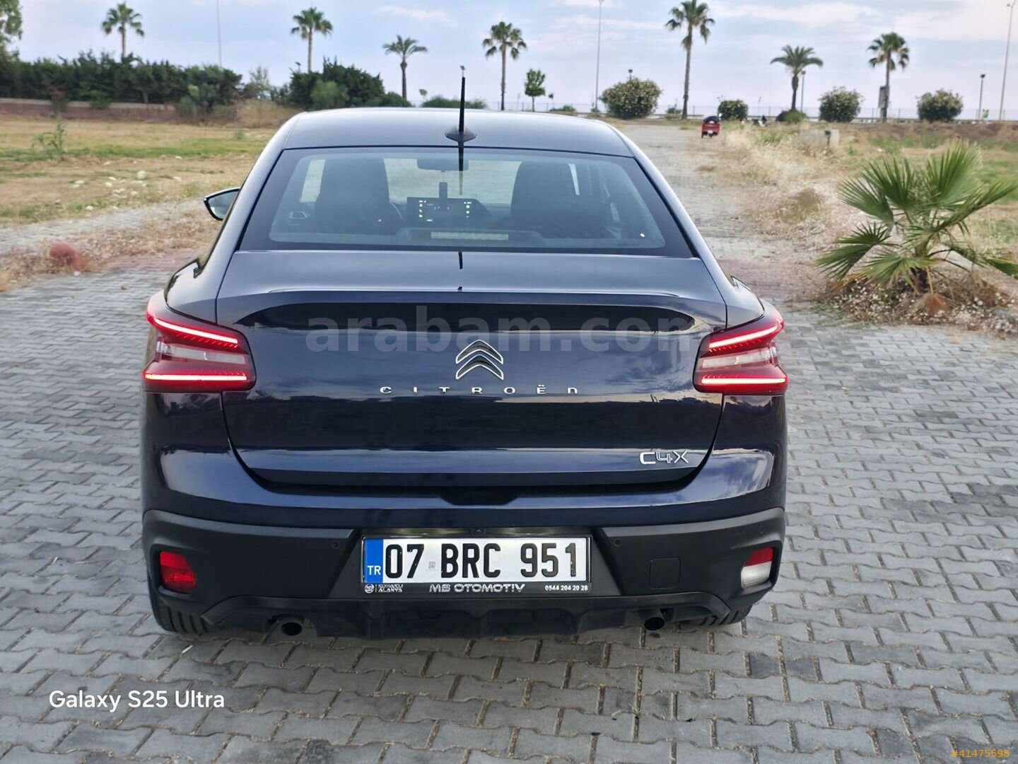 Galeriden Citroen C4 X 1.2 PureTech Feel Bold 2024 Model Antalya 62.500 km Lacivert 4