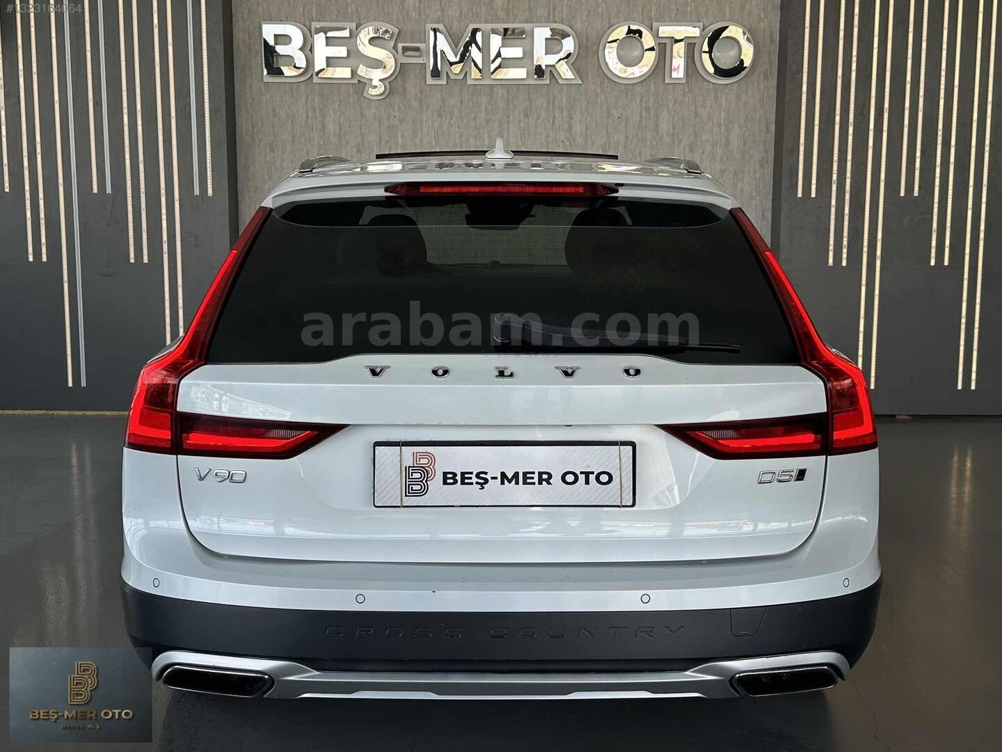 Galeriden Volvo V90 Cross Country 2.0 D D5 Pro 2017 Model İzmir 191.000 km Beyaz 7