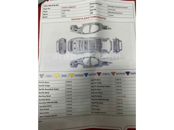 Sahibinden Fiat Egea 1.6 Multijet Easy Plus 2018 Model  209.000 km Beyaz tek fiyat