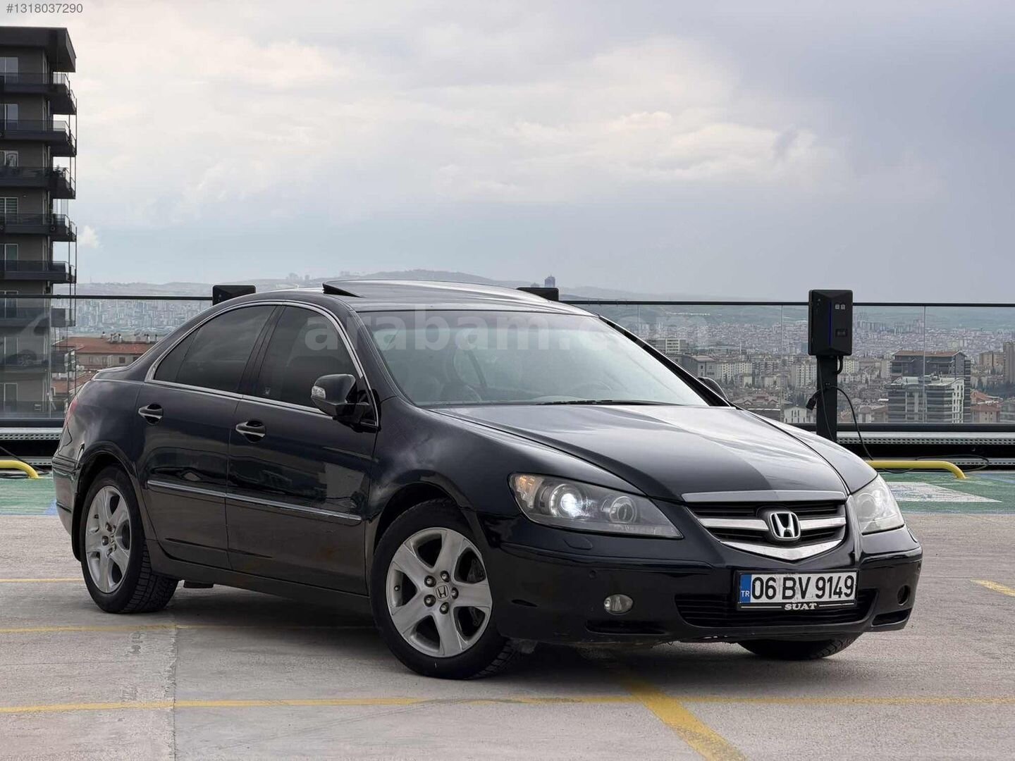 Galeriden Honda Legend 3.5 2007 Model Ankara 411.000 km Siyah 1
