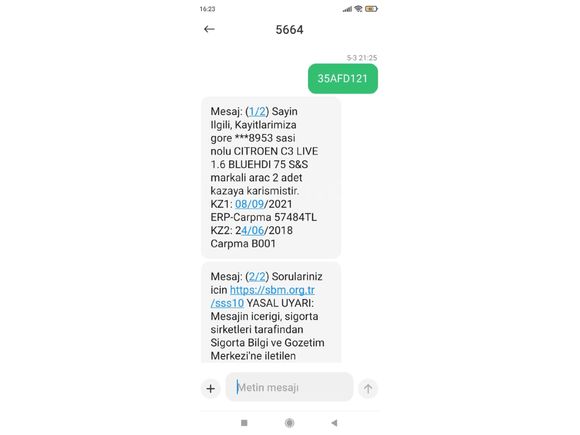 2.Sahibinden Citroen C3 1.6 BlueHDI Live