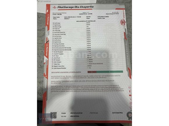 K.KART 12 TAKSİT 2012 RENAULT TRAFİC 5+1 DEĞİŞENSİZ 369.000 KM