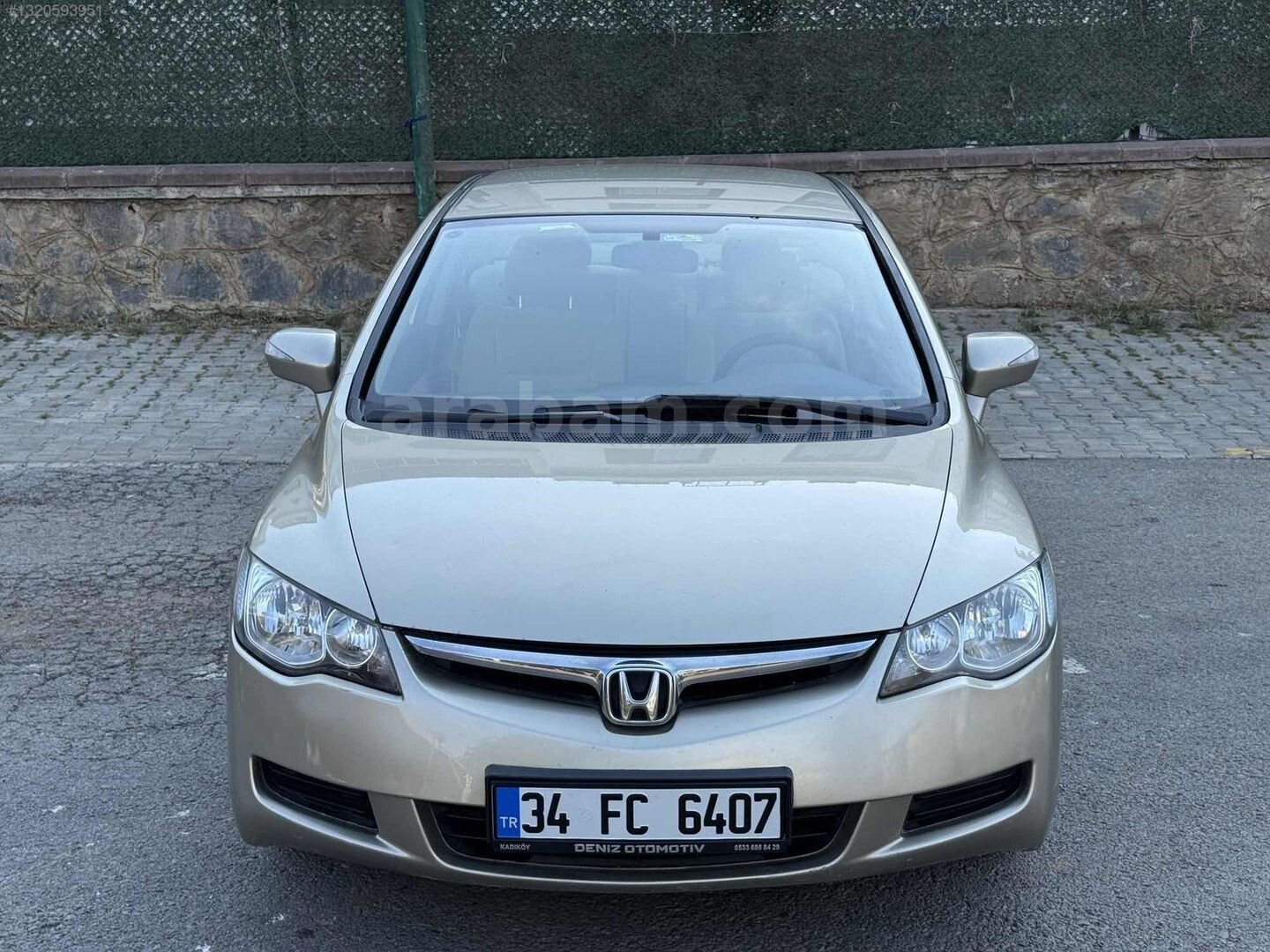 Galeriden Honda Civic 1.6i VTEC Dream 2008 Model İstanbul 67.000 km Şampanya 3