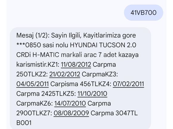 Sahibinden Hyundai Tucson 2.0 CRDi 2006 Model Bursa
