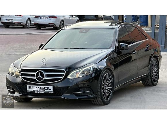 SEMBOL'DEN 2014 MERCEDES E180 ELİTE İÇİ BEJ+CAM TAVAN+BOYASIZ