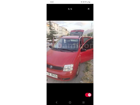 Sahibinden Fiat Panda 1.2 Dynamic 2005 Model Kayseri