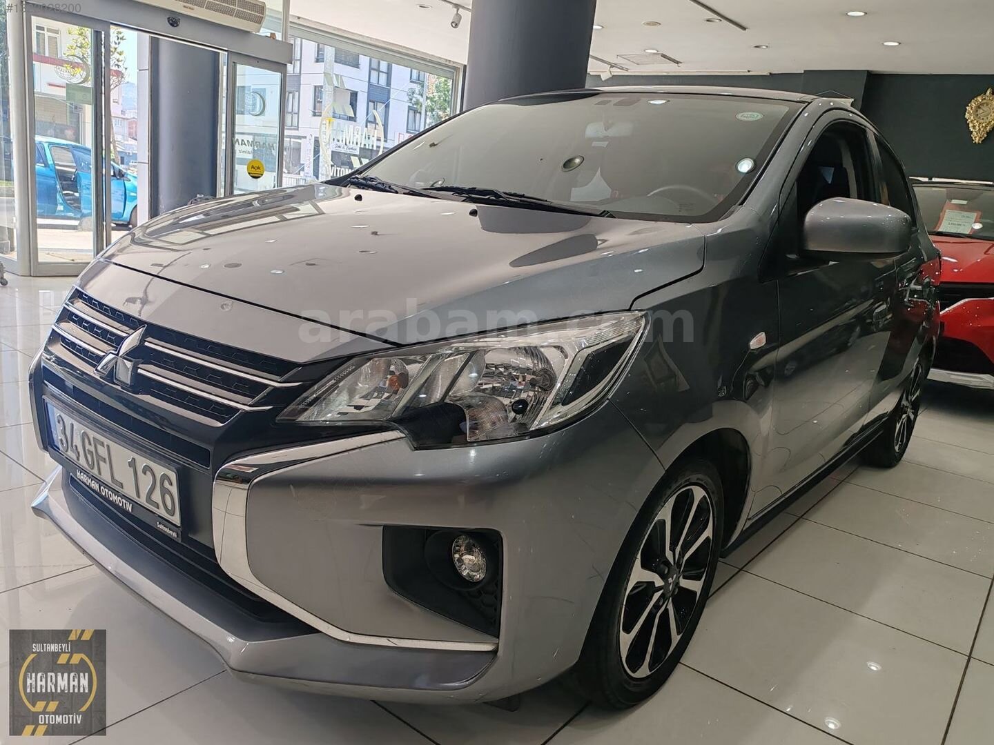 Galeriden Mitsubishi Space Star 1.2 Intense 2022 Model İstanbul 24.000 km Füme 3
