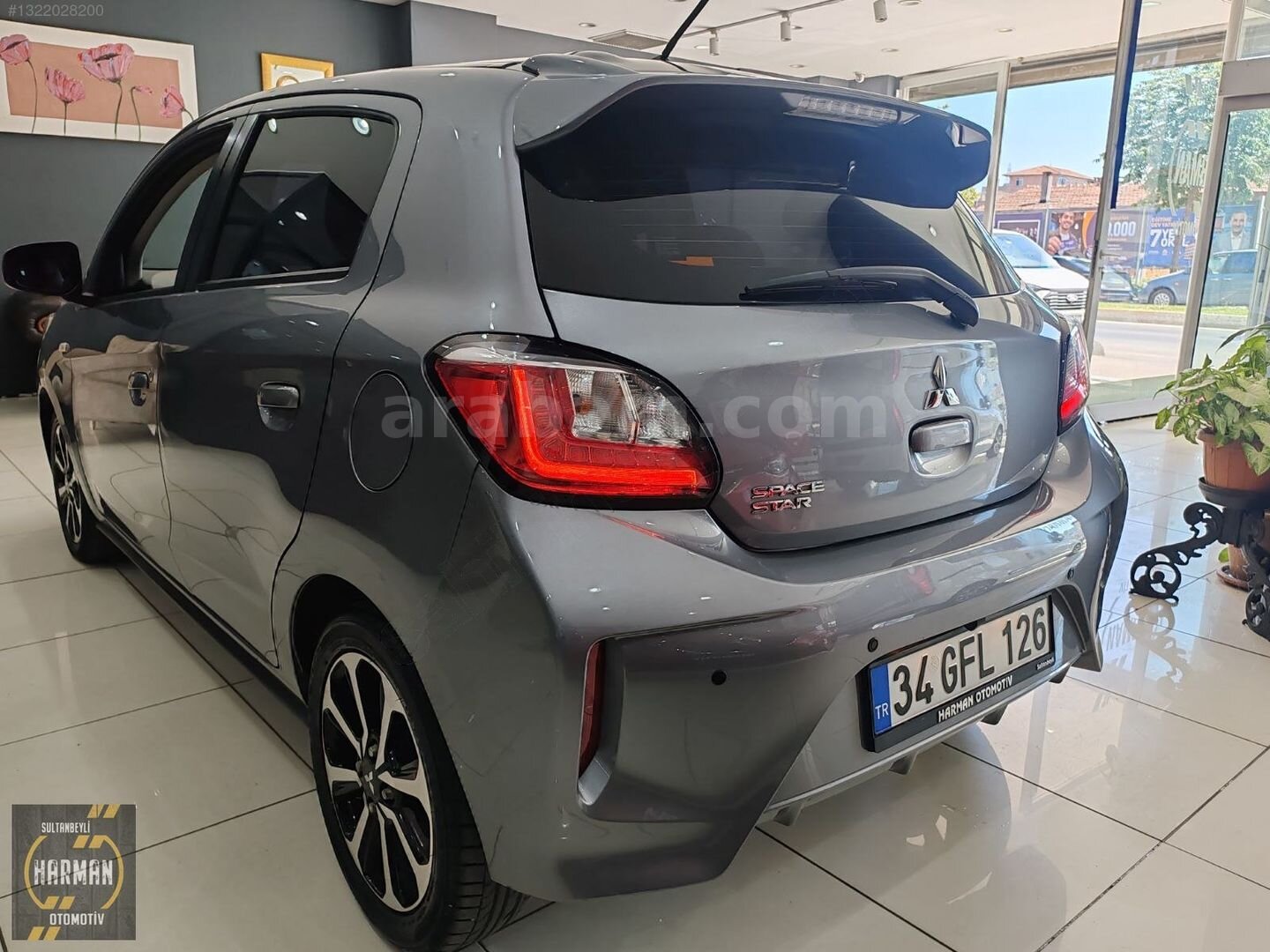 Galeriden Mitsubishi Space Star 1.2 Intense 2022 Model İstanbul 24.000 km Füme 6