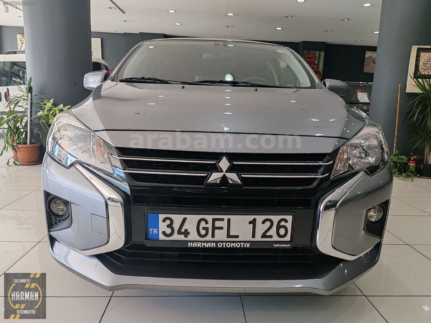 Galeriden Mitsubishi Space Star 1.2 Intense 2022 Model İstanbul 24.000 km Füme 2