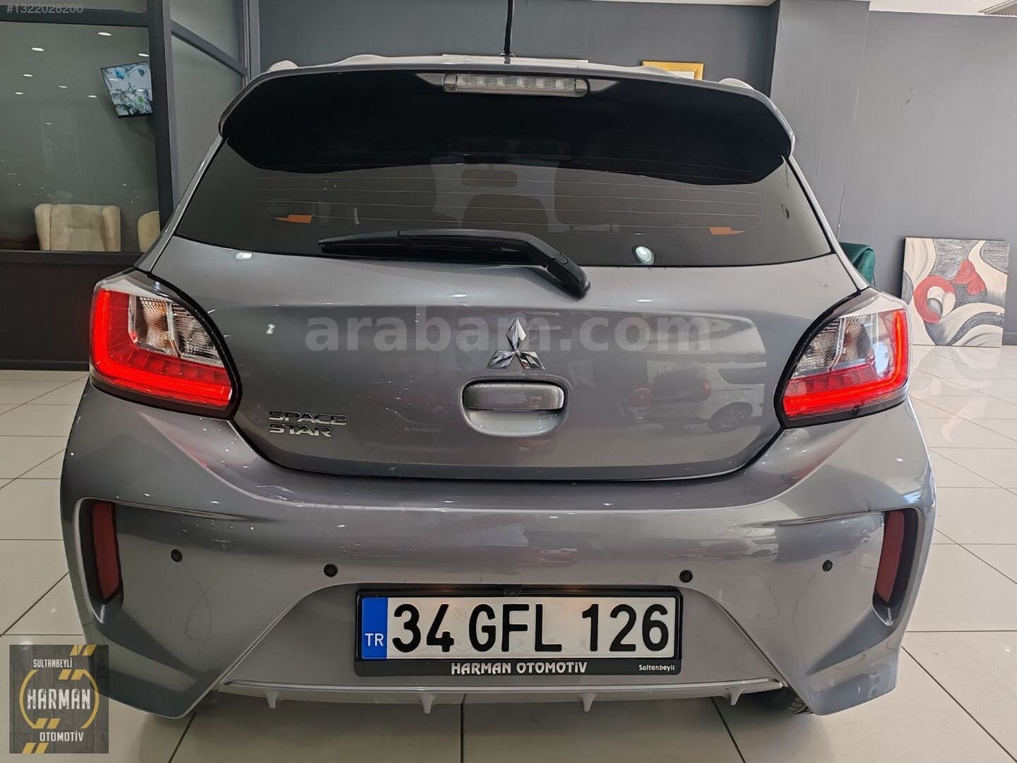 Galeriden Mitsubishi Space Star 1.2 Intense 2022 Model İstanbul 24.000 km Füme 7