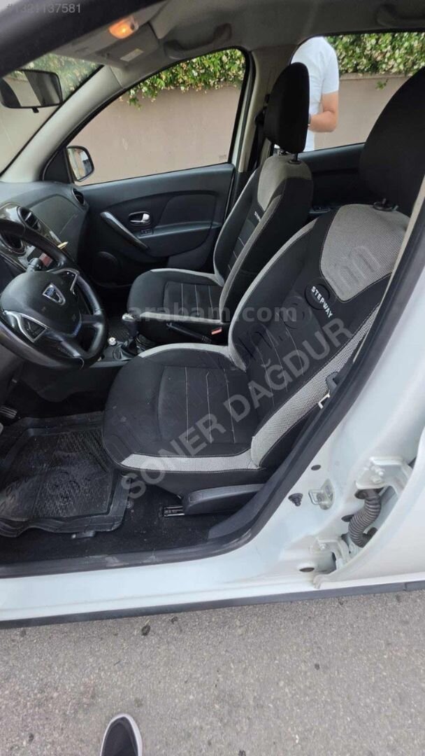 Galeriden Dacia Sandero 0.9 TCe Stepway Easy-R 2020 Model Mersin 167.000 km Beyaz 4