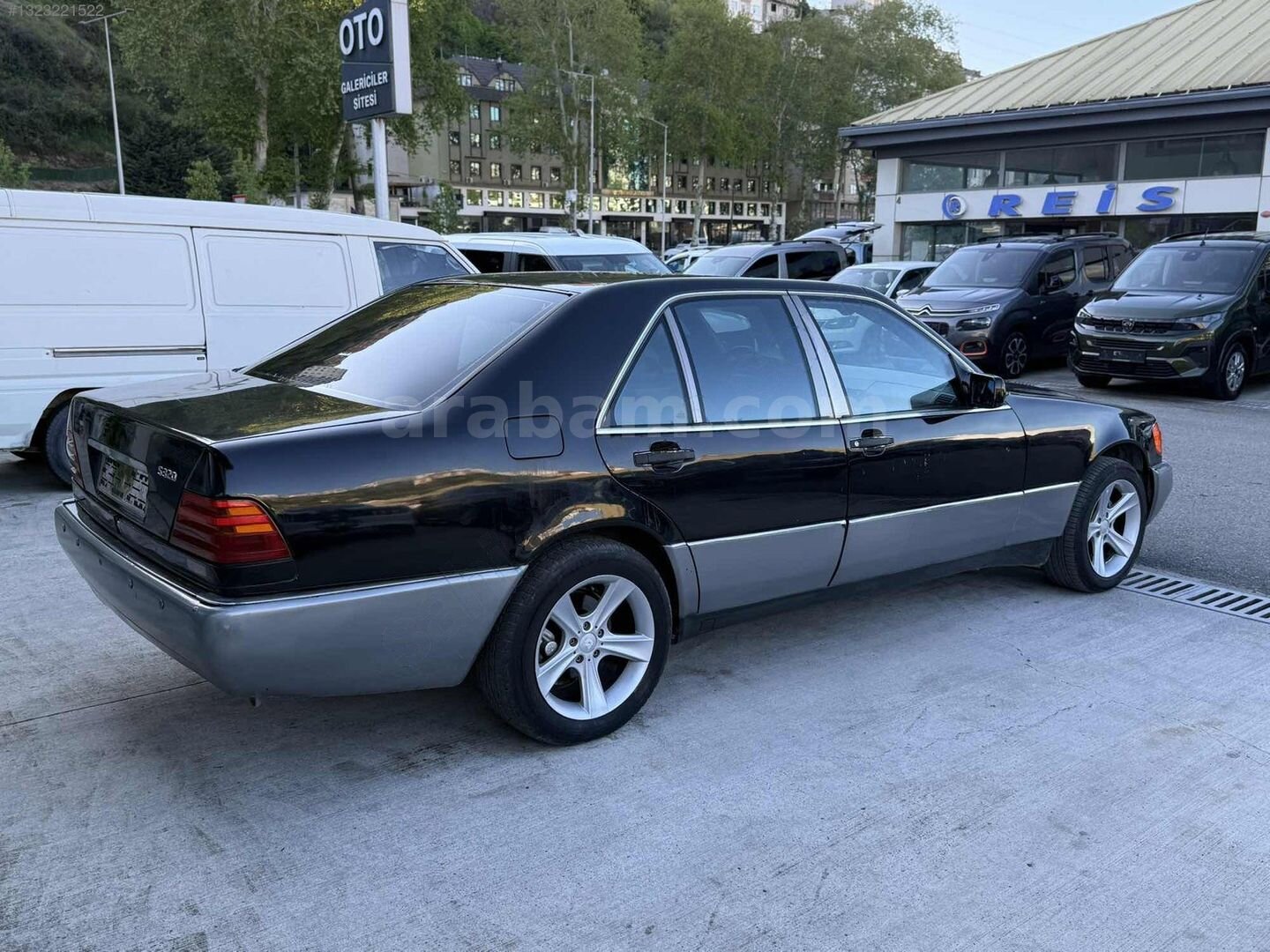 Galeriden Mercedes - Benz S 320 L 1991 Model Trabzon 275.000 km Siyah 5