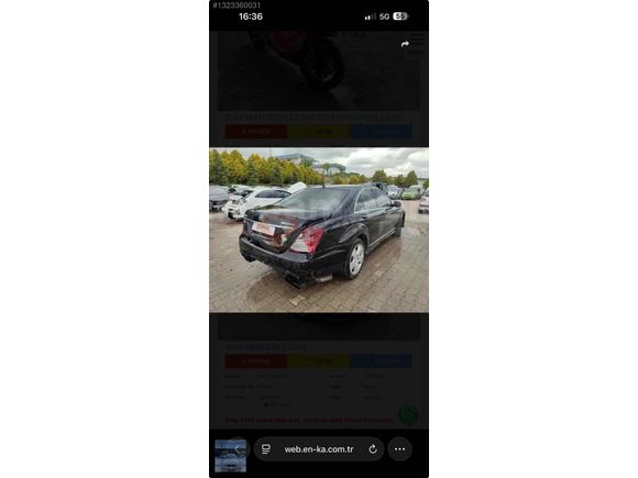 2008 S320 CDI LONG 4 MATİC VAKUM AİRMATİC GECE GÖRÜŞ
