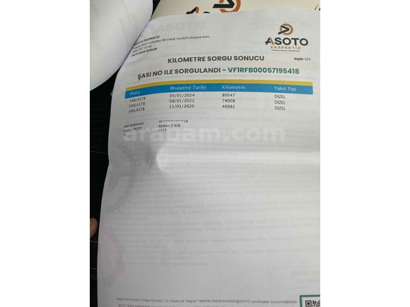 Sahibinden Renault Megane 1.5 dCi Touch 2017 Model Kars