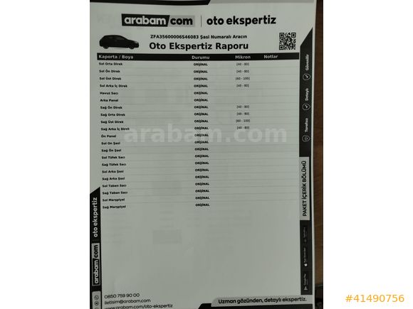 2020 MODEL EGEA 1,3 MULTİJET EASY ''119,000'' KM'DE 2 PARÇA BOYA