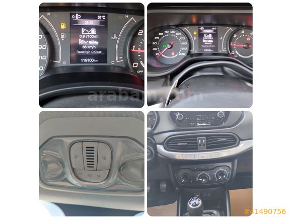 2020 MODEL EGEA 1,3 MULTİJET EASY ''119,000'' KM'DE 2 PARÇA BOYA