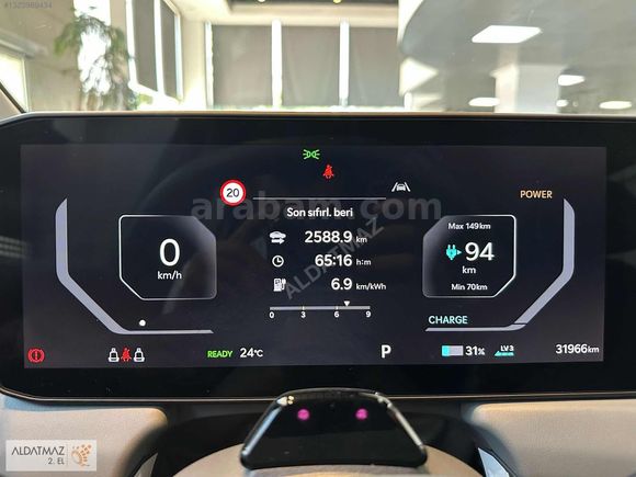 ALDATMAZ PLAZA'DAN 2024 KIA EV3 ELEGANCE STANDART RANGE