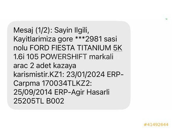 2013 FORD FİESTA 1.6 TİTANİUM POWERSHİFT 105 HP