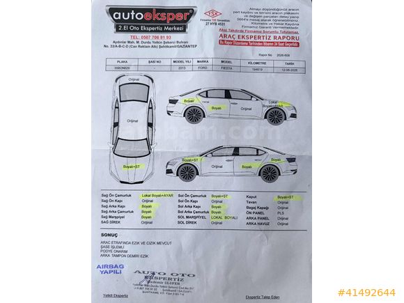2013 FORD FİESTA 1.6 TİTANİUM POWERSHİFT 105 HP