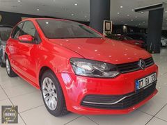 2014 VW POLO 1.4 TDI DSG COMFORTLİNE KIRMIZI *118 BİN KM*