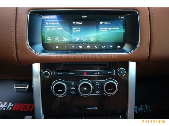 2017 BAYİ RANGE ROVER 3.0TDV6 AUTOBİOGRAPHY BOYASIZ