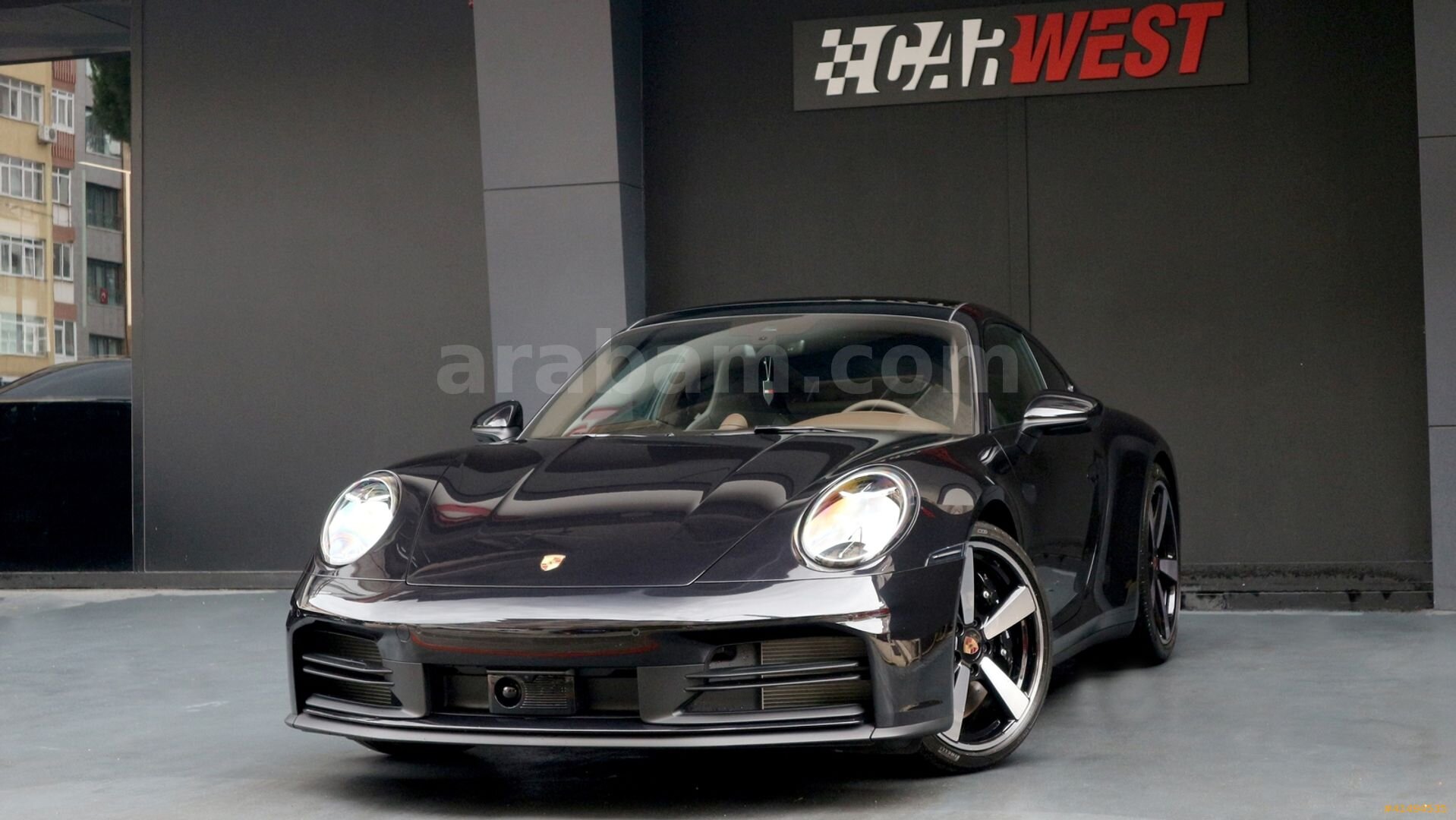 Galeriden Porsche 911 Carrera S 2025 Model İstanbul 10 km Siyah 3