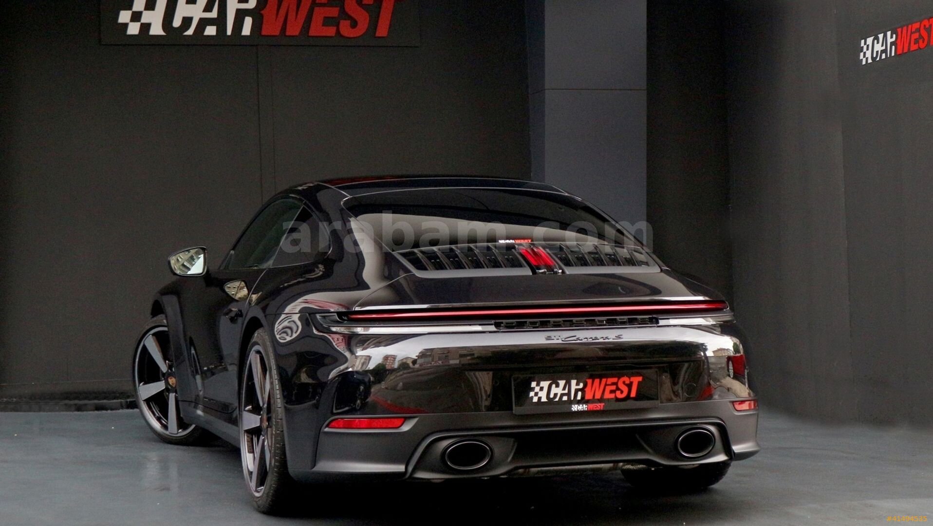 Galeriden Porsche 911 Carrera S 2025 Model İstanbul 10 km Siyah 6