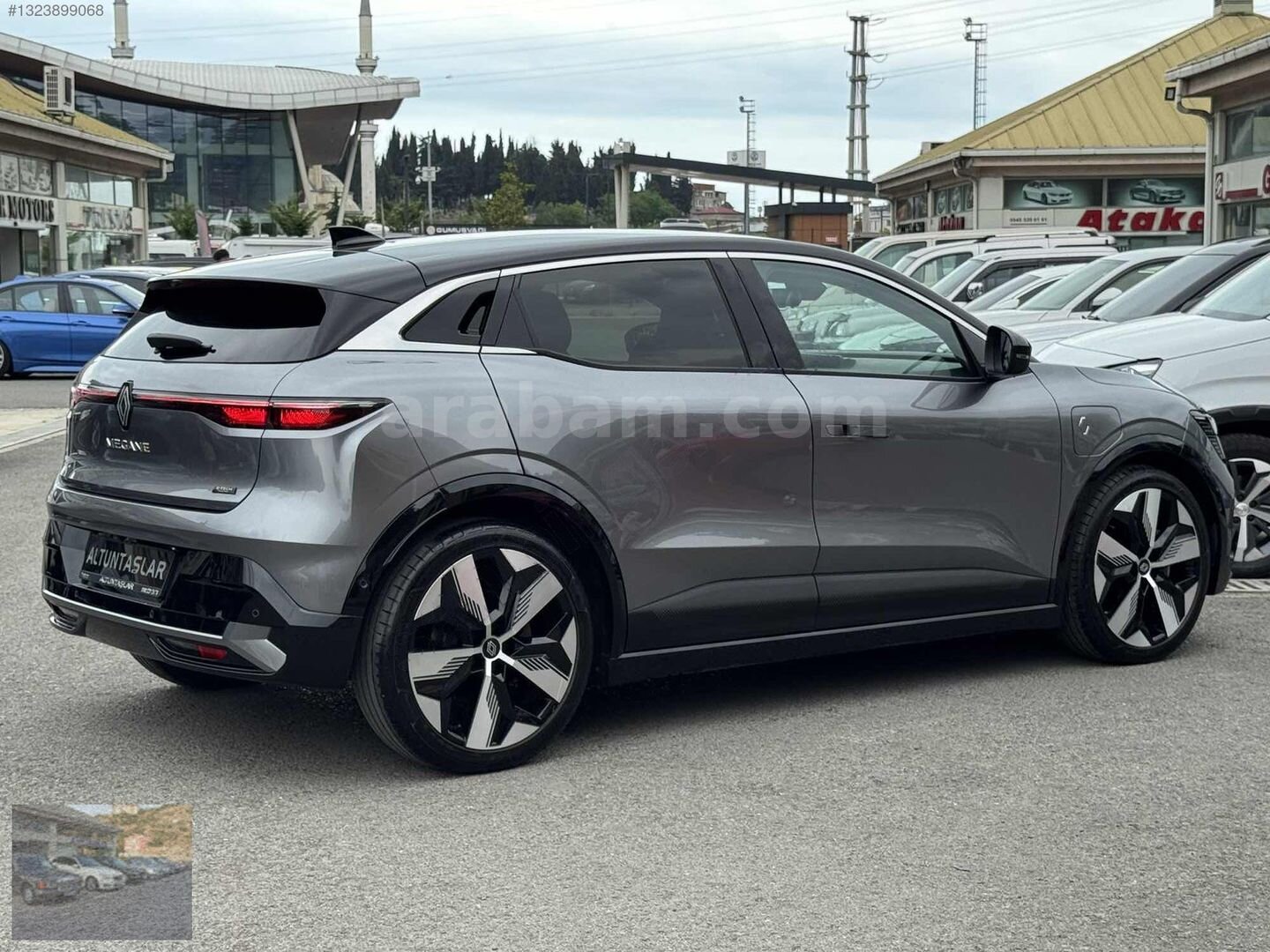 Galeriden Renault Megane E-Tech Techno 2023 Model Trabzon 70.000 km Gri 6