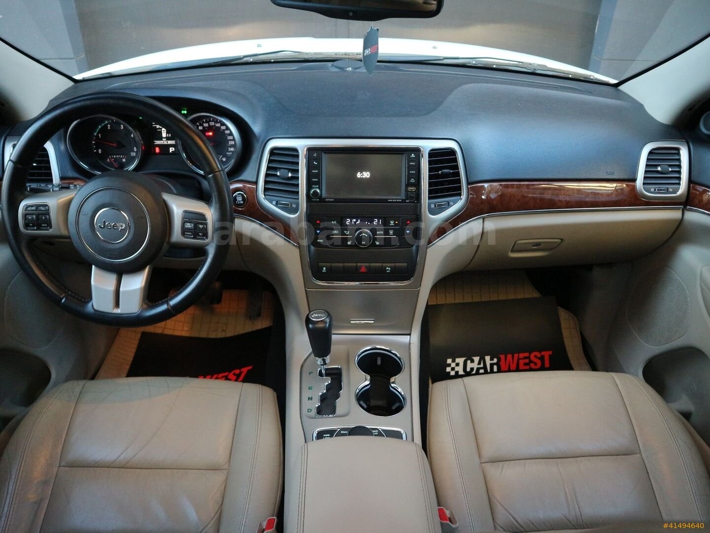 Galeriden Jeep Grand Cherokee 3.0 CRD Limited 2012 Model İstanbul 226.000 km Beyaz 7
