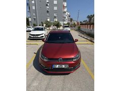 2014 1.4TDI DİZEL 123BİNDE BOYASIZ DEĞİŞENSİZ ORJİNAL BORDO RENK TEMİZ POLO