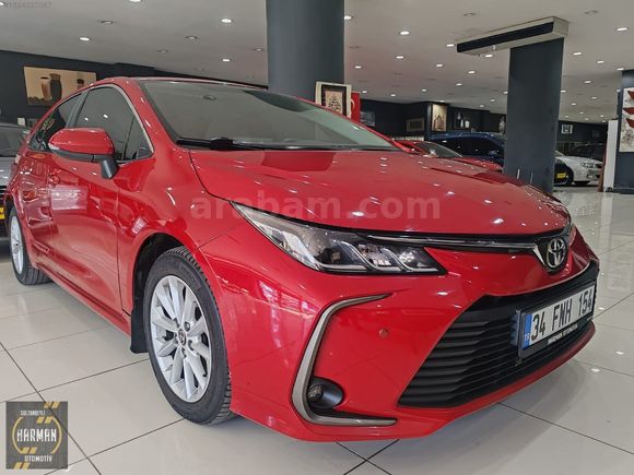 2022 TOYOTA COROLLA 1.5 DREAM OTOMATİK KIRMIZI BEJ *97 BİN KM*