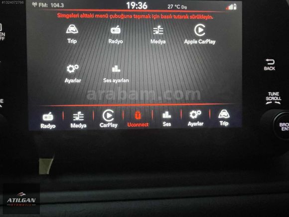 !!! BOYASIZ___CARPLAY+ÇELİK JANT+(29.000km)
