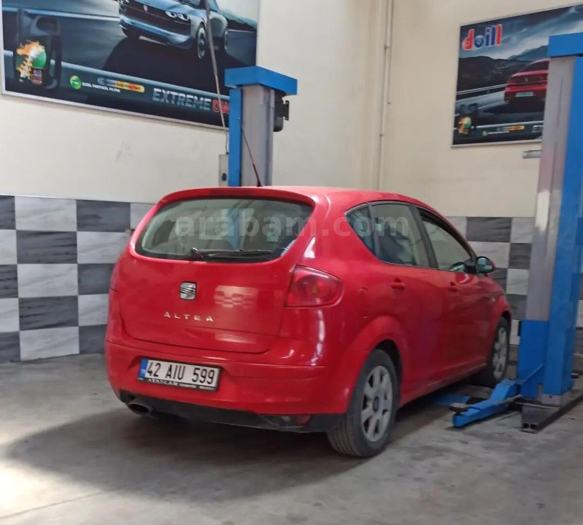 Sahibinden Seat Altea 1.6 Reference 2004 Model Ankara 308.000 km Kırmızı 2