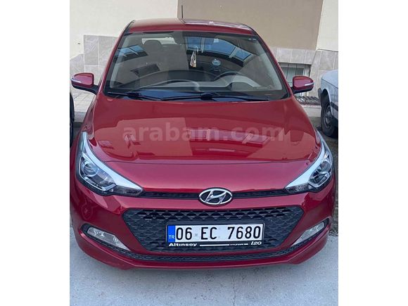 Sahibinden Hyundai i20 1.4 MPI Style 2017 Model  67.000 km Kırmızı