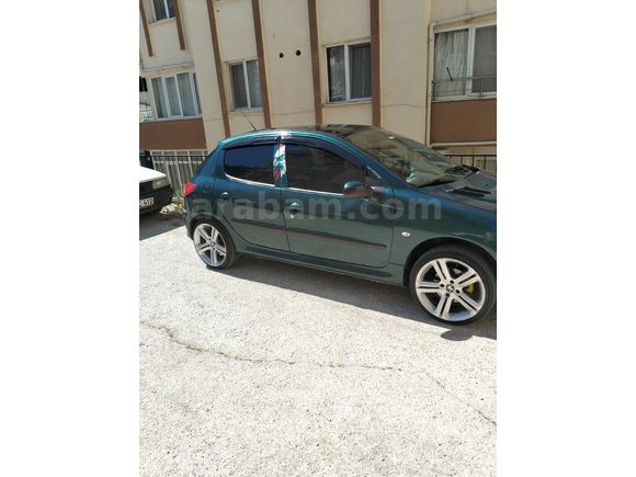 Sahibinden Peugeot 206 1.6 Roland Garros 2001 Model  220.000 km Yeşil