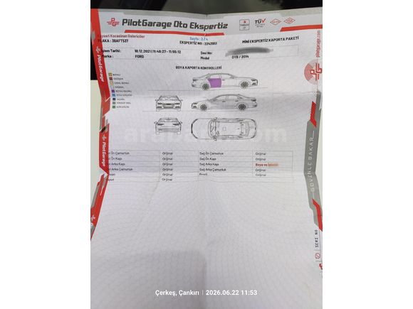 Sahibinden Ford Focus 1.6 TDCi Trend X 2014 Model Kahramanmaraş