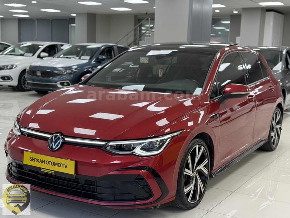 SERKAN OTO'DAN 2023 VW GOLF8/R-LİNE KIRMIZI/CAM TAVAN/IQ LED VS.