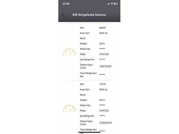 Galeriden Seat Ibiza 1.4 Reference 2013 Model Konya