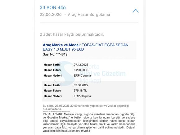 2020 Fiat Egea 1.3 Multijet Dizel | 74.250 KM | Bakımlı