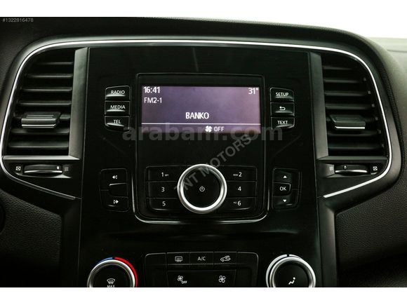 2020 MODEL MEGANE TOUCH PAKET BİRİNCİ SINIF FIRSAT ARACI